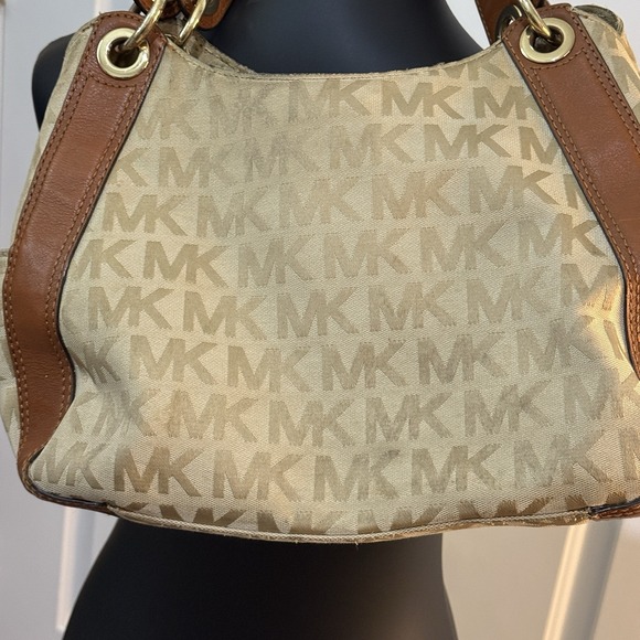 Michael Kors brown satchel Top Handle tote‎ handbag - Picture 6 of 10